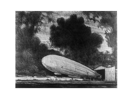 The Zeppelin art print