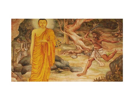 Angulimala Buddha art print