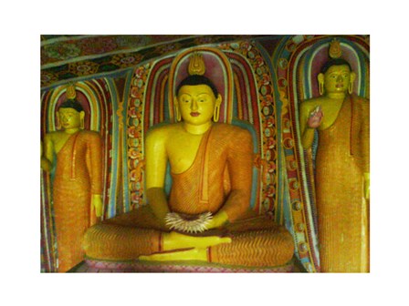 Buddha Statue Ibbagala Viharaya art print