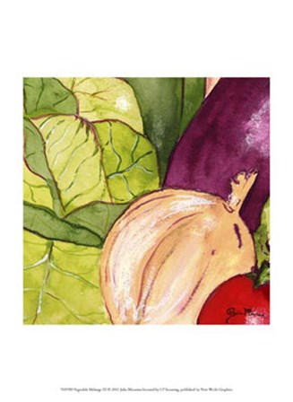 Vegetable Melange III by Julia Minasian art print