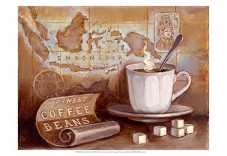 Finest Coffee Beans by Theresa Kasun art print