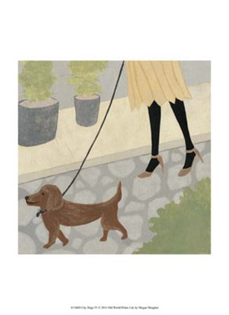 City Dogs IV by Megan Meagher art print