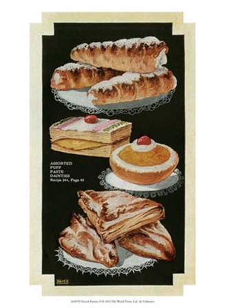French Pastries II art print