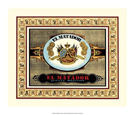 El Matador Cigars by Vision Studio art print