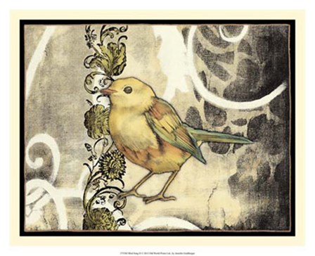 Bird Song II by Jennifer Goldberger art print