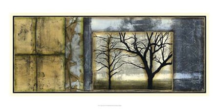 Tandem Trees III by Jennifer Goldberger art print