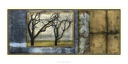 Tandem Trees IV by Jennifer Goldberger art print