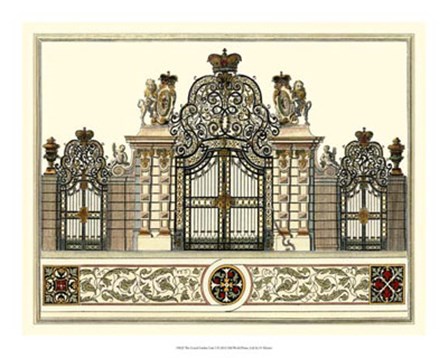 The Grand Garden Gate I by O. Kleiner art print