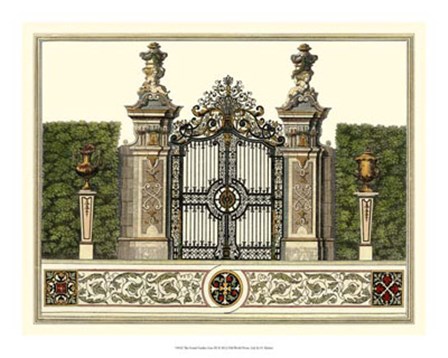 The Grand Garden Gate III by O. Kleiner art print