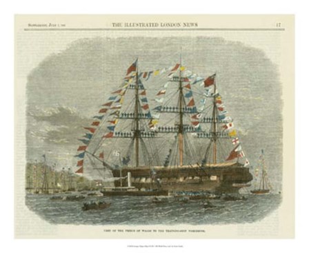 Antique Clipper Ship I by Vision Studio art print
