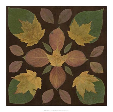 Kaleidoscope Leaves II by Vision Studio art print