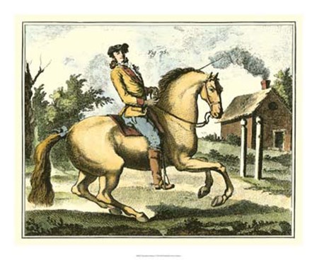 Equestrian Training I by Denis Diderot art print