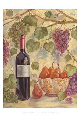 Wine with Pears by Theresa Kasun art print