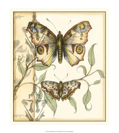 Tandem Butterflies I by Jennifer Goldberger art print