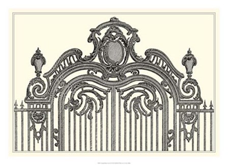 Antique Briseux Gate II by Vision Studio art print