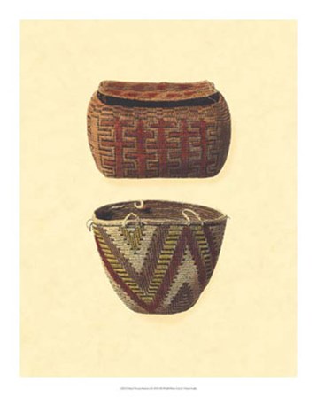 Hand Woven Baskets I by Vision Studio art print