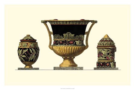 Urn Triad III by Giovanni Giardini art print