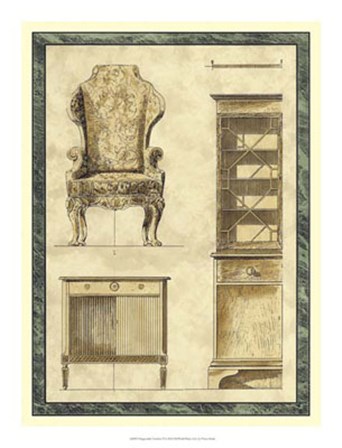 Chippendale Furniture II by Vision Studio art print