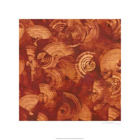 Nautilus in Rust I by Sharon Gordon art print