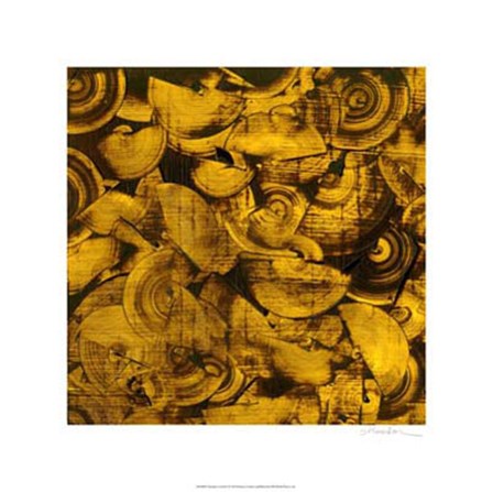 Nautilus in Gold I by Sharon Gordon art print