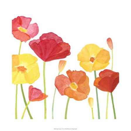 Simply Poppies I by Megan Meagher art print