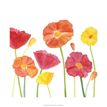 Simply Poppies II by Megan Meagher art print