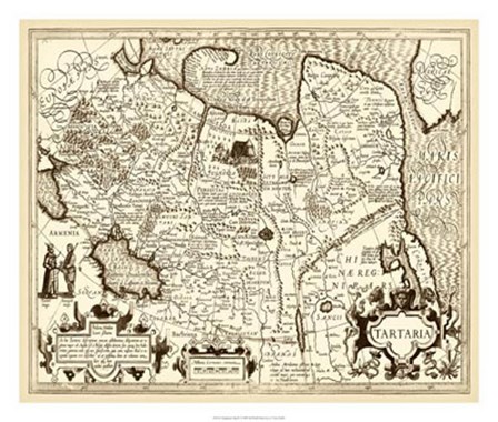 Antiquarian Map IV by Vision Studio art print