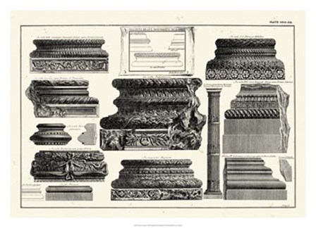 Columns by Francesco Piranesi art print