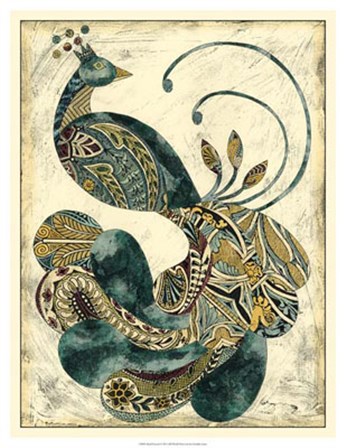 Royal Peacock by Chariklia Zarris art print