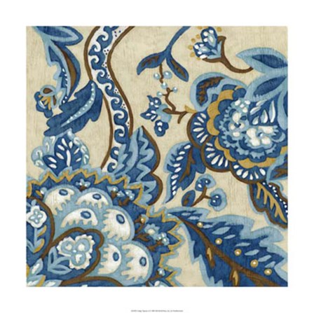 Indigo Tapestry II by Chariklia Zarris art print