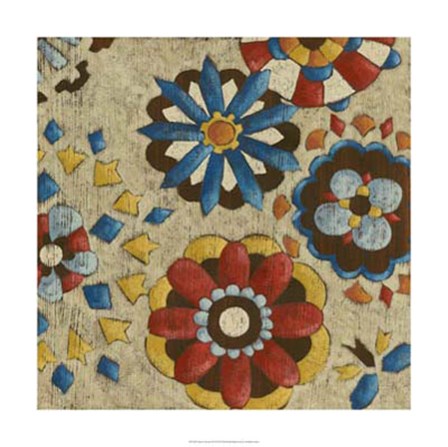 Rustic Mosaic III by Chariklia Zarris art print