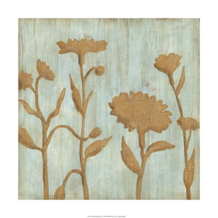 Golden Wildflowers I by Megan Meagher art print