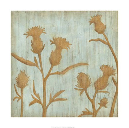 Golden Wildflowers III by Megan Meagher art print