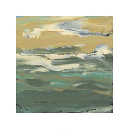 Green Water&#39;s Edge II by Alicia Ludwig art print