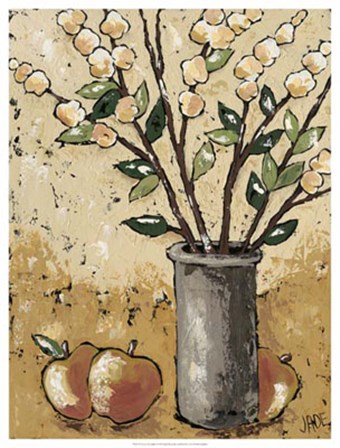 Leaves &amp; Apples by Jade Reynolds art print