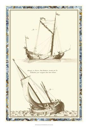 Ship Schematics II by Vision Studio art print