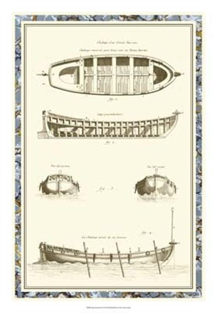 Ship Schematics IV by Vision Studio art print