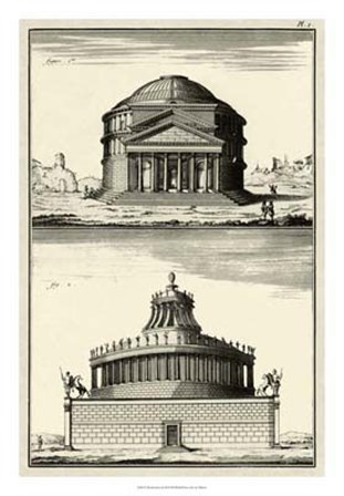 The Pantheon by Denis Diderot art print