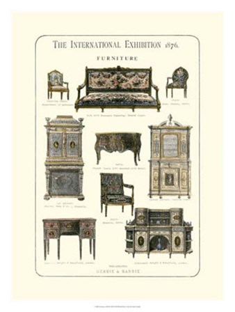 Furniture 1876 by Vision Studio art print