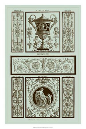 Panel in Celadon II by Michelangelo Pergolesi art print