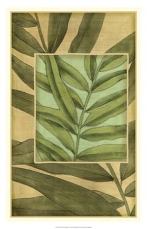 Palm Inset Composition I by Jennifer Goldberger art print