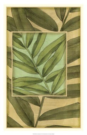 Palm Inset Composition II by Jennifer Goldberger art print