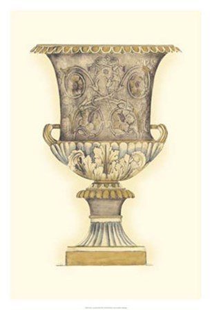 Dusty Urn Sketch III by Jennifer Goldberger art print