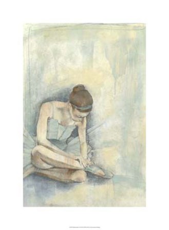 Ballerina Repose I by Jennifer Goldberger art print
