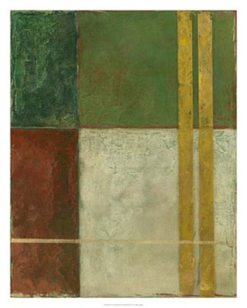 Red, Green, Gold II by Megan Meagher art print
