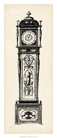 Antique Grandfather Clock I by Vision Studio art print