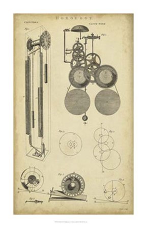 Clockworks II by C.E. Chambers art print