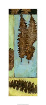 Fossilized Ferns I by Jennifer Goldberger art print