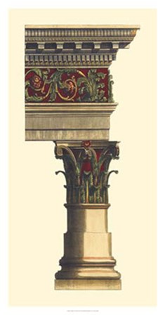Column &amp; Cornice II by Vision Studio art print