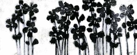 Black Flowers on White I by Norman Wyatt Jr. art print